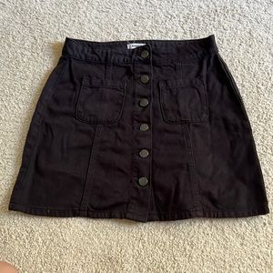 Garage Jean Skirt